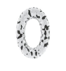 Furry Dalmatian Font Number 0