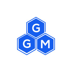 GGM letter logo design on black background. GGM  creative initials letter logo concept. GGM letter design.
