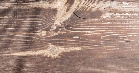 Background from old wooden boards with an interesting texture. Textured wood pattern. Grunge.