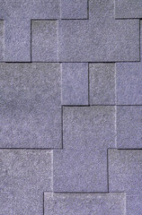 Fototapeta premium Soft tiles, laid out in an abstract manner. Construction works.