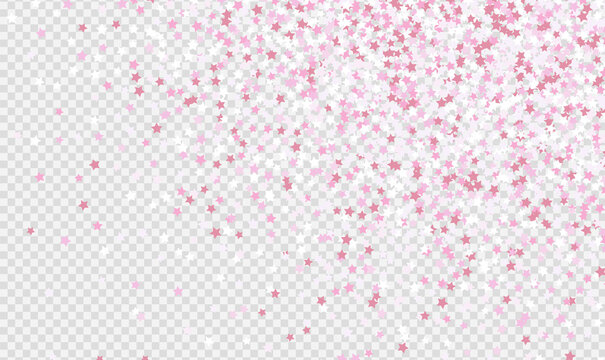 Glow glitter stars pink deals