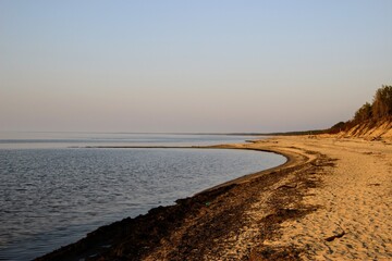 beach at sunset