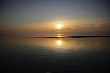 Obraz premium sunset over the sea