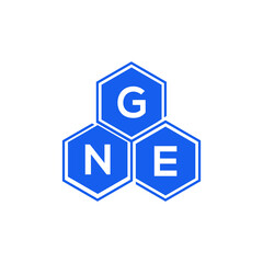 GNE letter logo design on black background. GNE  creative initials letter logo concept. GNE letter design.