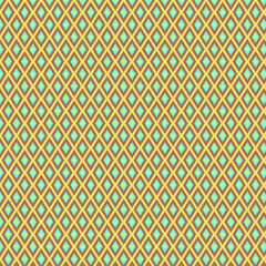Geometric pattern of diamonds on a yellow background.