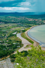 view of the ciletuh beach