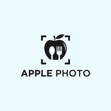 apple photo logo or fruit logo