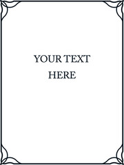 Frame vector vintage