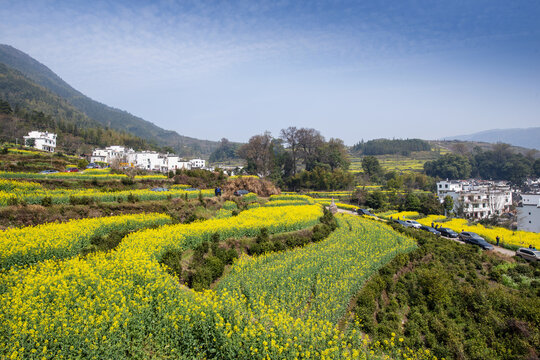 Jiangxi wuyuan county Jiang Ling scenery