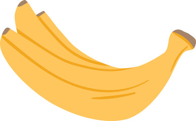 Banana Branch Cartoon Illustration © Good Studio
