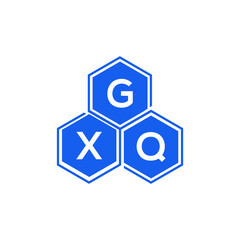GXQ letter logo design on White background. GXQ creative initials letter logo concept. GXQ letter design. 
