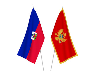 Montenegro and Republic of Haiti flags