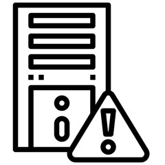 ERROR line icon,linear,outline,graphic,illustration