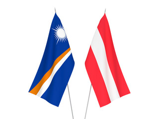 Republic of the Marshall Islands and Austria flags
