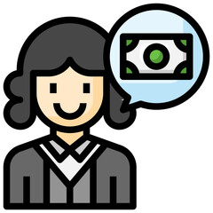 JUDGE filled outline icon,linear,outline,graphic,illustration