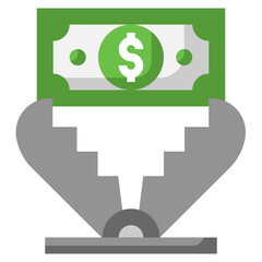 TRAP flat icon,linear,outline,graphic,illustration