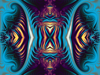 Beautiful fractal. Computer generated image. Fractal background. Abstract spirals. Seamless pattern. Beautiful background for greetings card, flyers, invitation, posters, brochure, banners, calendar.