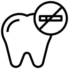 NO SMOKING line icon,linear,outline,graphic,illustration