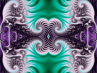 Beautiful seamless background. design of repeating elements. fractal. gradient gentle. image with color balance.  digital product  for prints, flyers, invitation, posters, brochure, banners.