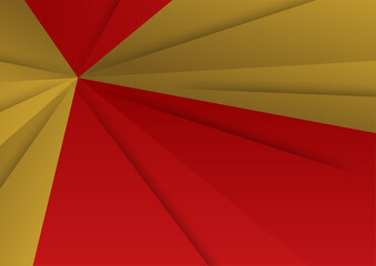 Fototapeta na wymiar Abstract red and gold presentation design background