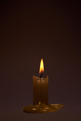 Melted candle
