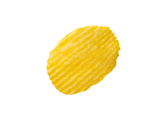 potato chip isolated on white background