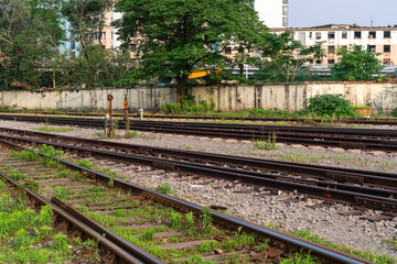 Obraz premium The way forward railway Outdoor