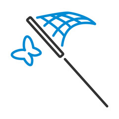 Icon Of Butterfly Net