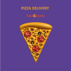 illustration pizza