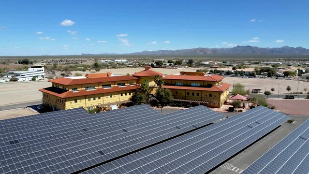 solar farm at healthcare facility in marana arizona