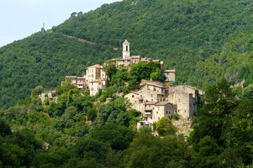 Fototapeta na wymiar Torri in Sabina, old village in Rieti province, Italy