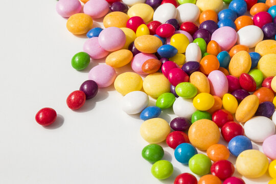Colorful candies view