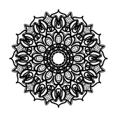 Hand drawn mandala. decoration in ethnic oriental  doodle ornament.