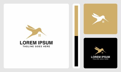 real estate hummingbird logo © VianSmith