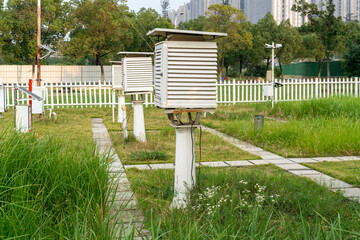 Meteorological equipment's , used for monitoring weather and climatic conditions