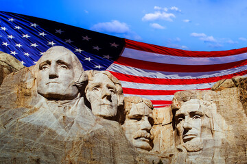 Mount Rushmore National Memorial Keystone in the USA
 - obrazy, fototapety, plakaty