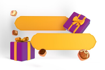 Eid Chocolate Box Mockup