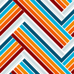 Vector  bricks zig zag Seamles Colorful Repeating tile Retro pattern for fashionable fabric and wallpaper