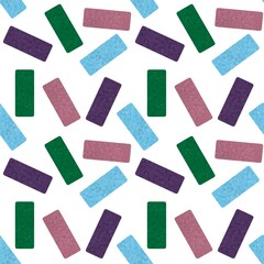 Kids seamless geometric pattern for fabrics and textiles and packaging and gifts and wrapping paper