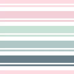 Deurstickers Pastel Strepen naadloze patroon pastel kleuren patroon vector afbeelding