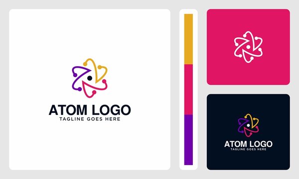 unique atomic logo