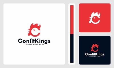 chicken head initial C logo