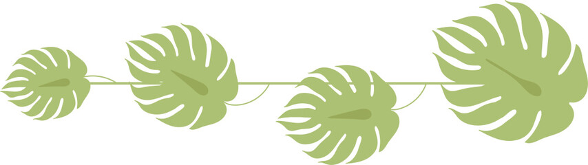 Fresh green twigs and bouquets for simple decorations