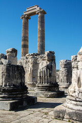 Fototapeta na wymiar The Temple of Apollo, Didim, Turkey. 
