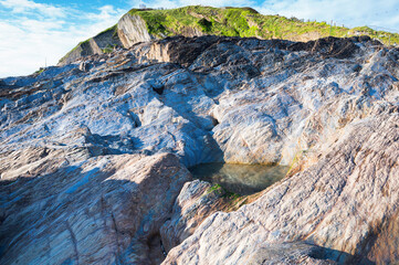 Ilfracombe beach in Exmoor, North Devon, UK