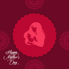 Happy Mother's Day Greeting Card Design