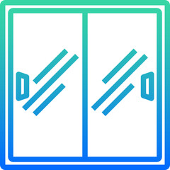Slide door icon