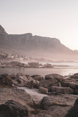 Kapstadt, South Africa, S&uuml;dafrika, Landschaft, Reisen, Travel, Natur, Cape Town, Camps Bay, Sonnenuntergang, Sunset, Felsen