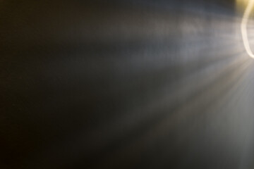 yellow light on black background