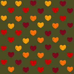 Fototapeta na wymiar heart pattern , heart background ,heart vector texture
